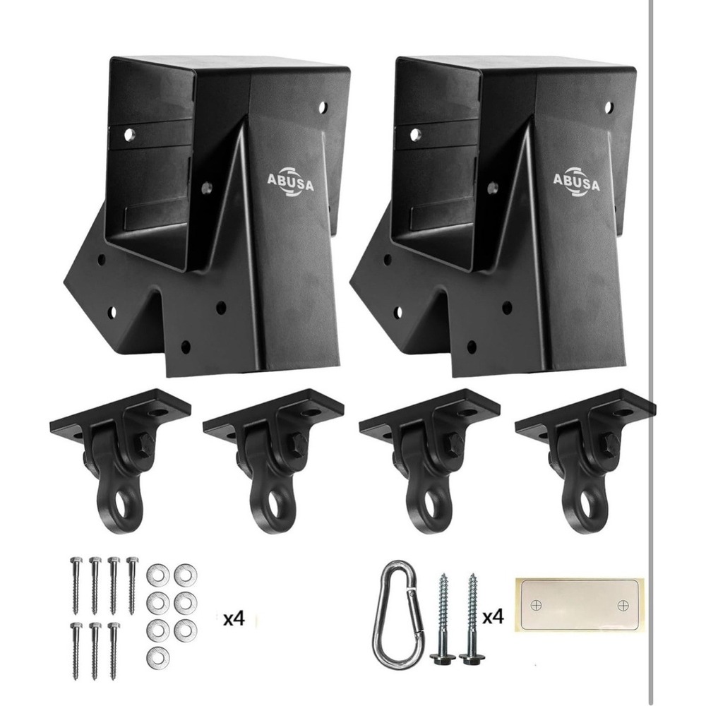 ABUSA Heavy Duty Swing Sets Brackets Including 2 A-Frame Swing Set Brackets a...